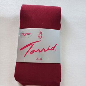 Torrid Burgundy Tights Vintage 3x/4x NWT Solid Color